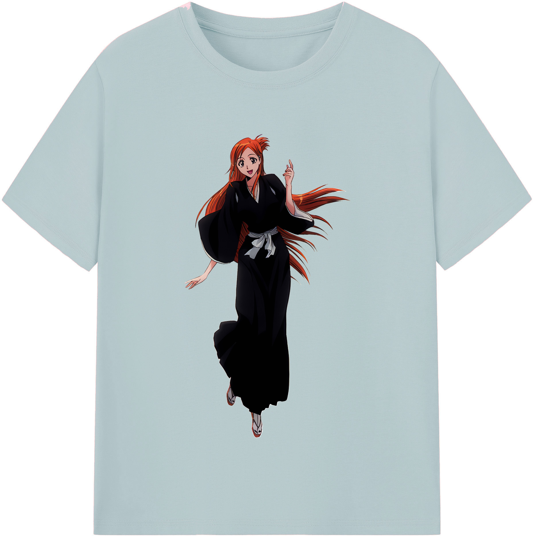 （画像用） ブリーチ 井上織姫（いのうえおりひめ） BLEACH Inoue Orihime 綿100％半袖Tシャツ（フロントプリント）